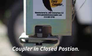 Gooseneck Easy Couler in Locked Postion